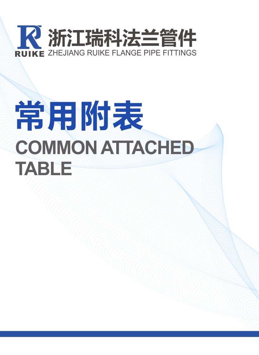 常用附表